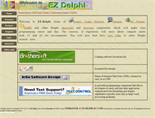 Tablet Screenshot of ez-delphi.com